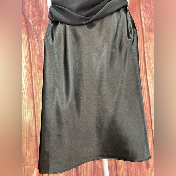 Lane Bryant black satin chiffon sequins adjustable straps camisole cami size 16 - Picture 5 of 17
